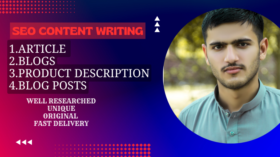 I will write creative SEO articles, blogs and essays for you