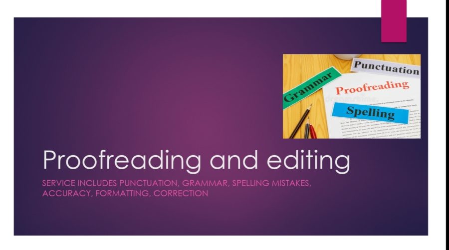 Extreme proofreading and Edit perfection 