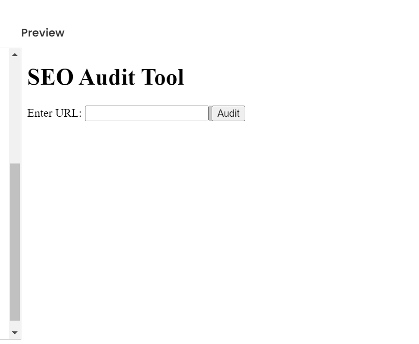 Responsive Site SEO Audit Tool