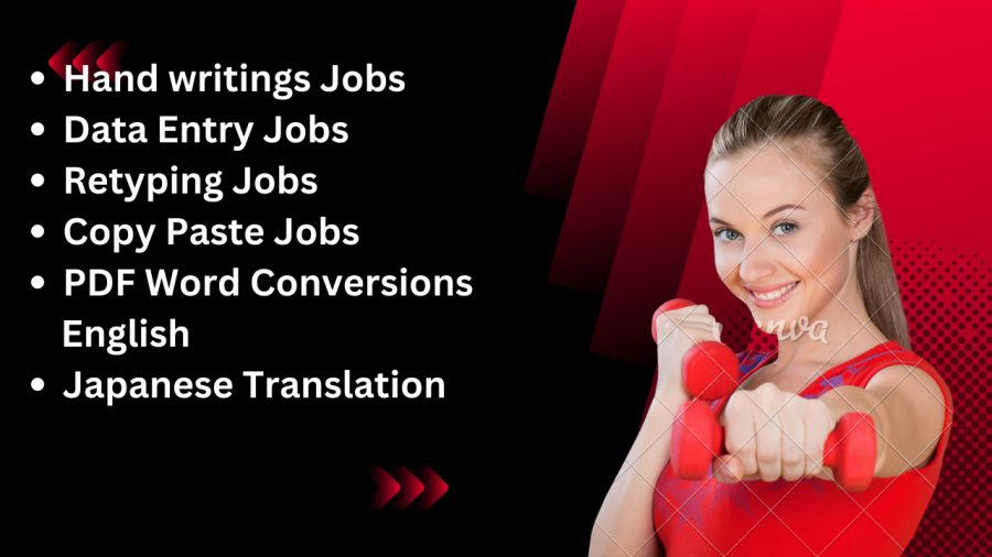 Data Entry Jobs, PDF Conversions Documents in Ms. word & Excel, English to Japanese & French