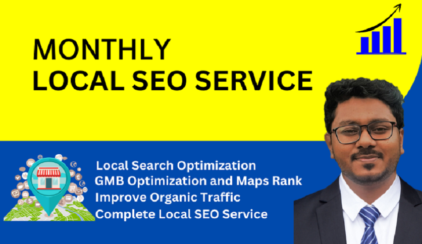I will do monthly local seo service for your website, and gmb