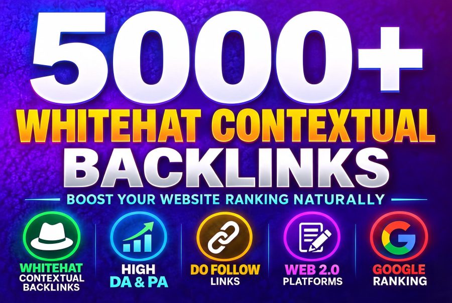 5,000+ contextual dofollow backlinks seo link building