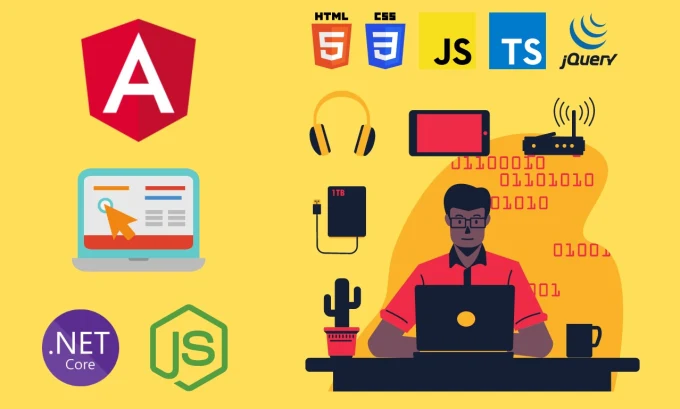 Expertise in Front-end web developer using react js and javascript