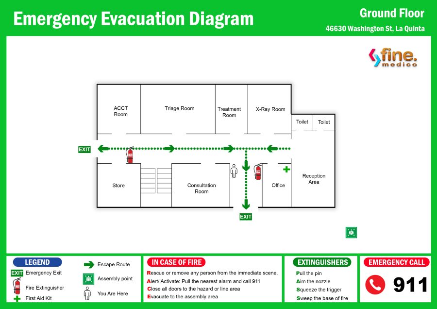 I will design Evacuation Map for all types of buildings.