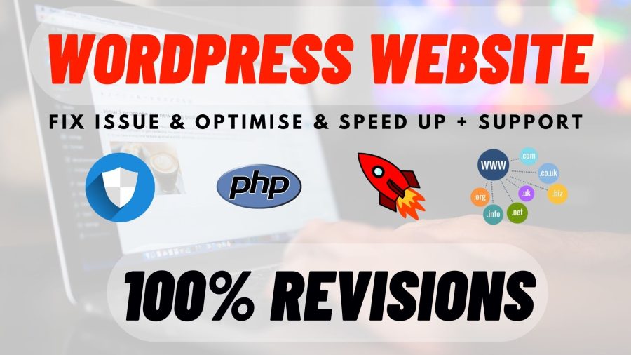 Fix Issue & Optimise WordPress Website