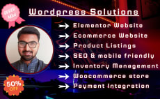 I will develop and manage business and Ecommerce website with WordPress