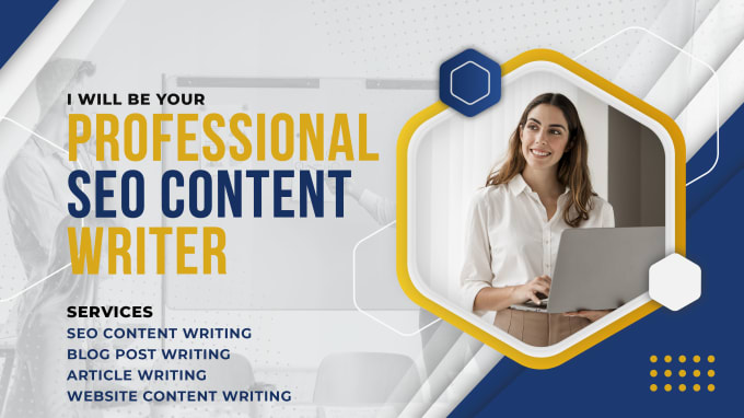 I will be your professional SEO content write