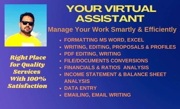 MS Word, Excel PDF, Editing, Formatting, Financials Analysis