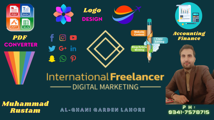 PDF Editing,Logo Design,Copy&paste Working ,Date analysis,images for content&PNG