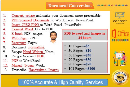 Professional Typist & Document Conversion Services - Fast, Accurate, and Reliable.