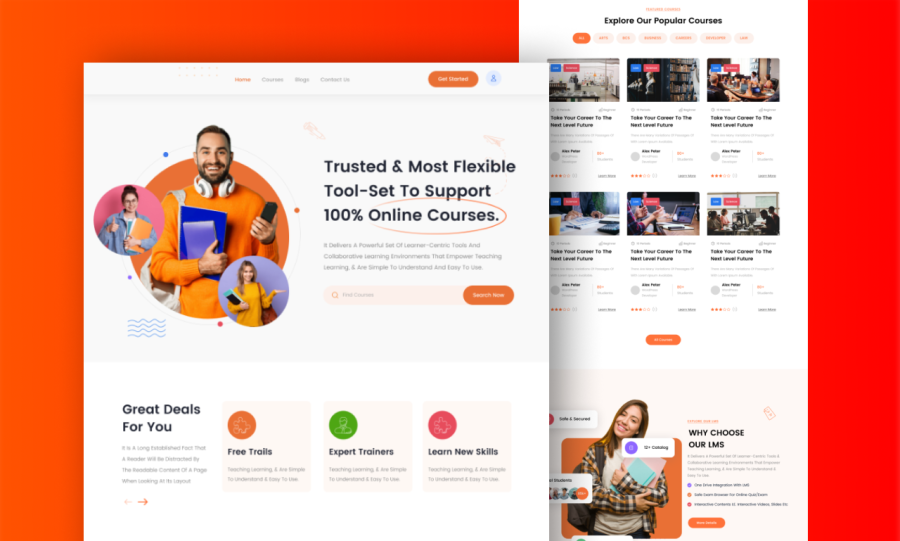 I will create a professional, Interactive & modern website or landing page design