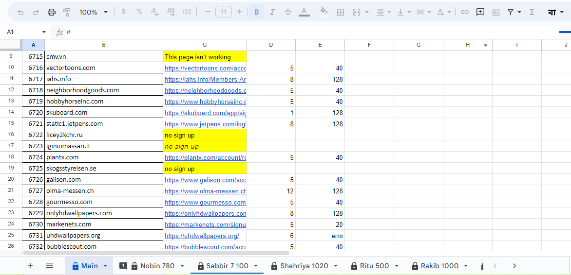 Data Entry Copy Paste And web research 