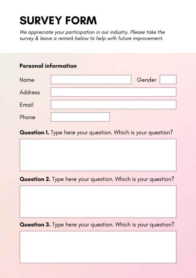 I will make fillable pdf form and editable pdf form