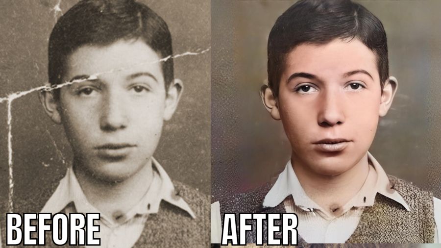 I will fix 1 the old picture repair as soon as possible. 1 free 