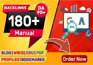 I will give Manually HIGH DA backlinks
