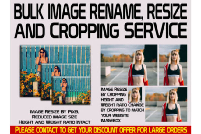 I will do urgent bulk images resizing photo resize logo and crop in 1 hour