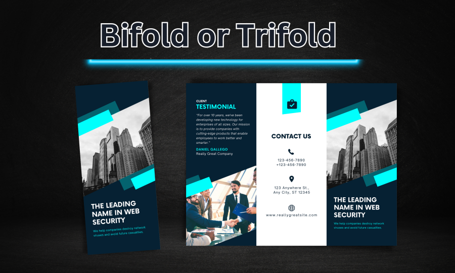 I will design brochure, bifold, trifold, leaflet, magazine, booklet, postcard, catalog