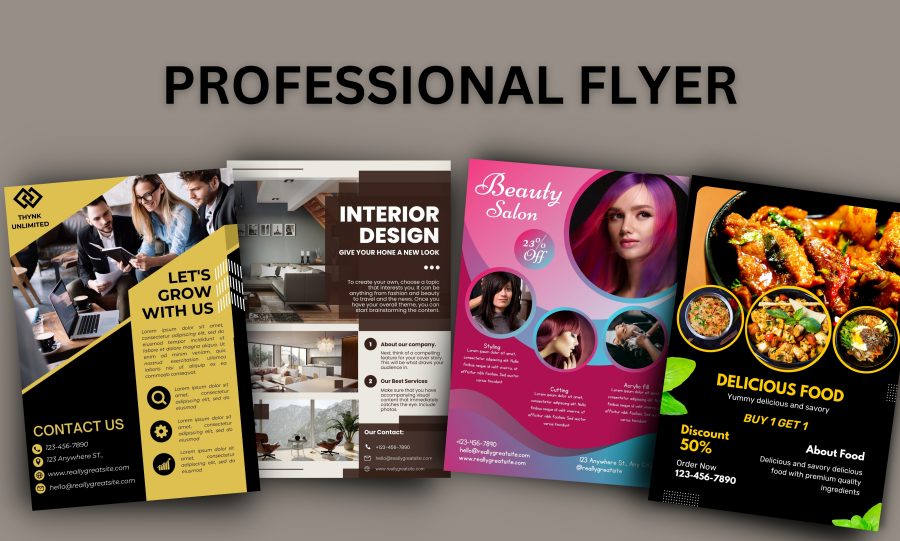 I will create creative eye-catching flyer design and poster design 