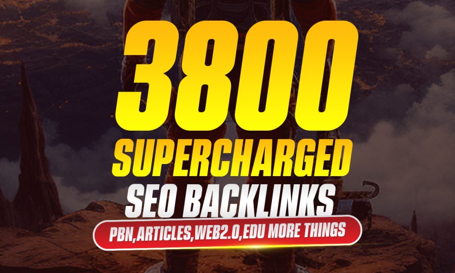 (Buy 2 Get 1 Free)3800 Supercharged Multi-Tier Strategy &bull; High Authority &bull; Ranking Power