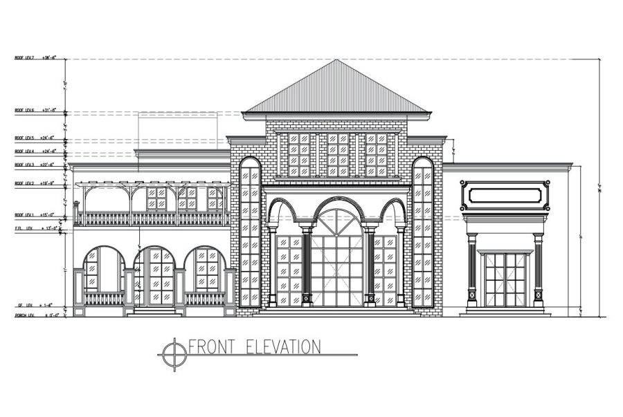 AutoCad 2D Drawings, Designing & Drafting of Floor Plan Elevation Section