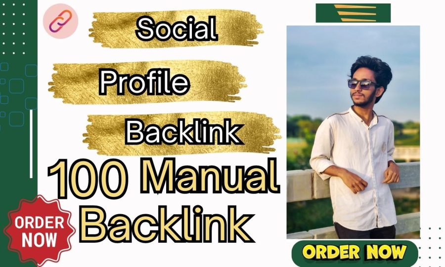 I will create 100 high quality profile backlinks white hat SEO link building