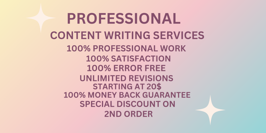 I will write a SEO friendly plagiarism free article