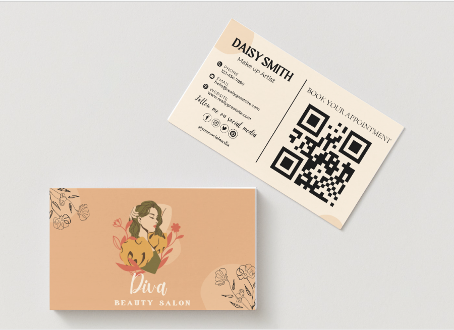 Design professional, minimalistic, interactive, digital business card