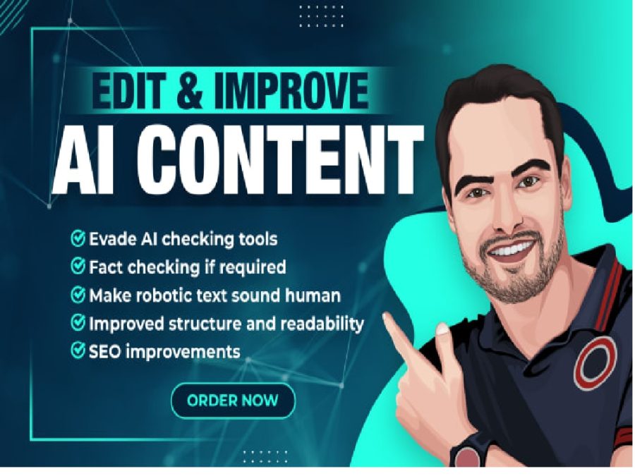 I will do AI Content Editing, Professionally Proofreading and Copy Editing Your Work