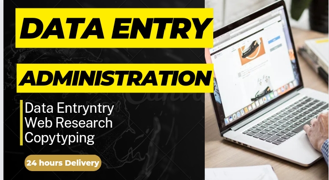 I will do Data Entry, Copytyping, Image to word, Web research in just 10 for 1 hours of work