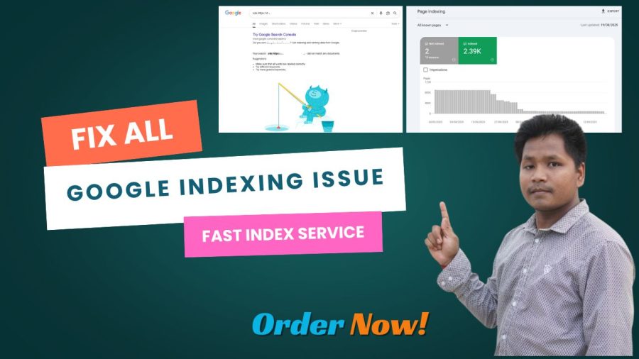 I will fix Google Search Console issue 404 error, Website Indexing problems, fix SEO issue
