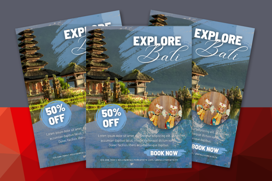 I will do design your flyer, leaflet, poster, advertisement