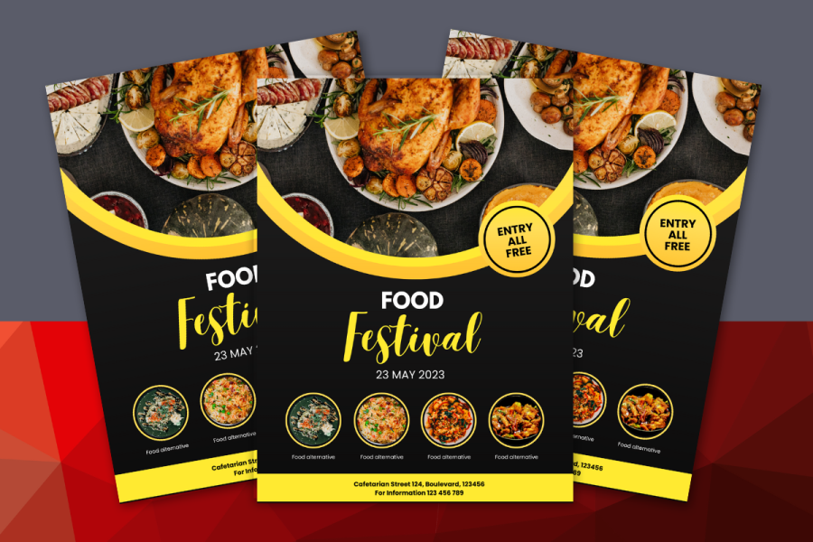 I will do design your flyer, leaflet, poster, advertisement