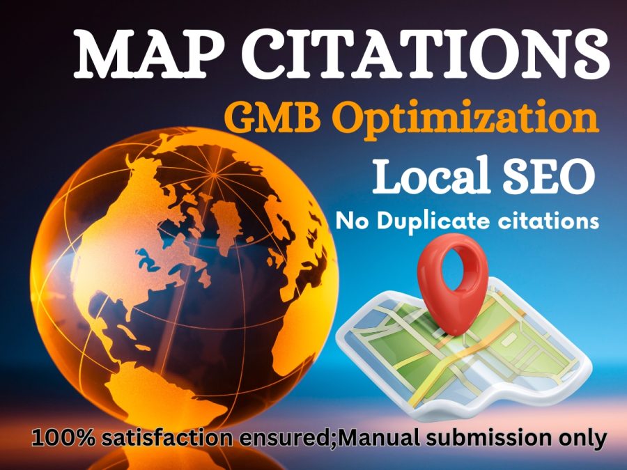 8000 Manual Google Maps Citations for Local SEO, GMB optimization
