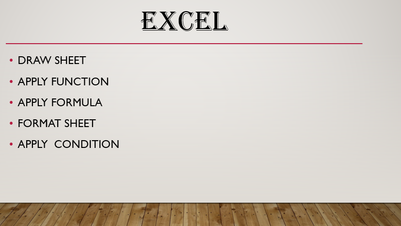 I AM A EXPERT OF MICROSOFT WORD EXCEL AND POWERPOINT