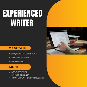 Article writer, Quick service, Low rate