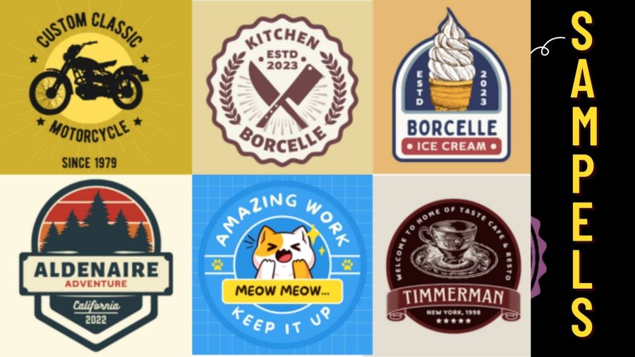I will design retro, vintage and best badge and custom stickers