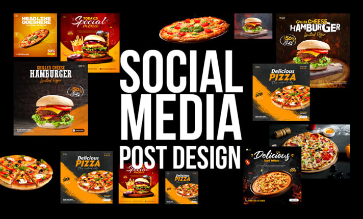 I will do a 5 PROFESSIONAL Social Media Post Design with FREE jpg, psd, ai, and unlimited revisions