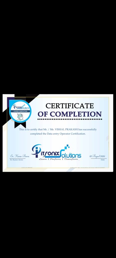 Data entry Operator for you and your company 