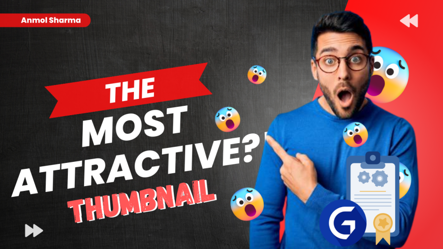 The Most Attractive Thumbnail. Certified by Great Learning 