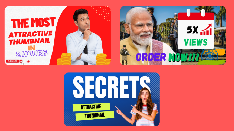 4 Different and Attractive Thumbnail Design 