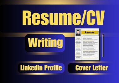 I Will Write a Professional ATS Resume, CV, Cover Letter and LinkedIn Profile Optimization