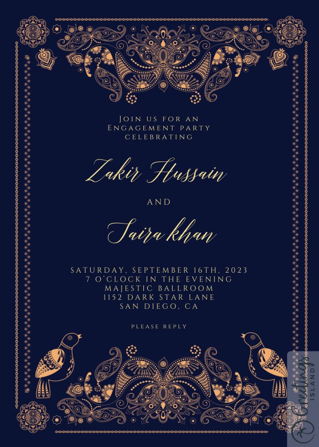 I will create an amazing wedding invitation