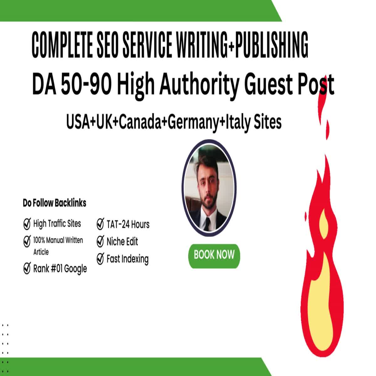 I will write, publish unique guest post articles and permanent SEO backlinks