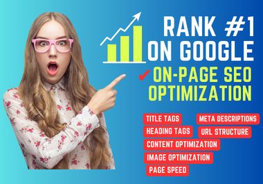 I will do on page, technical and off page SEO for google 1st ranking