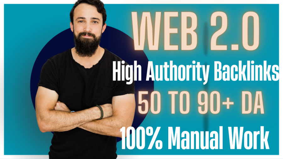 50 web 2.0 High Quality Manual Dofollow Backlinks On High DA 80+ Sites
