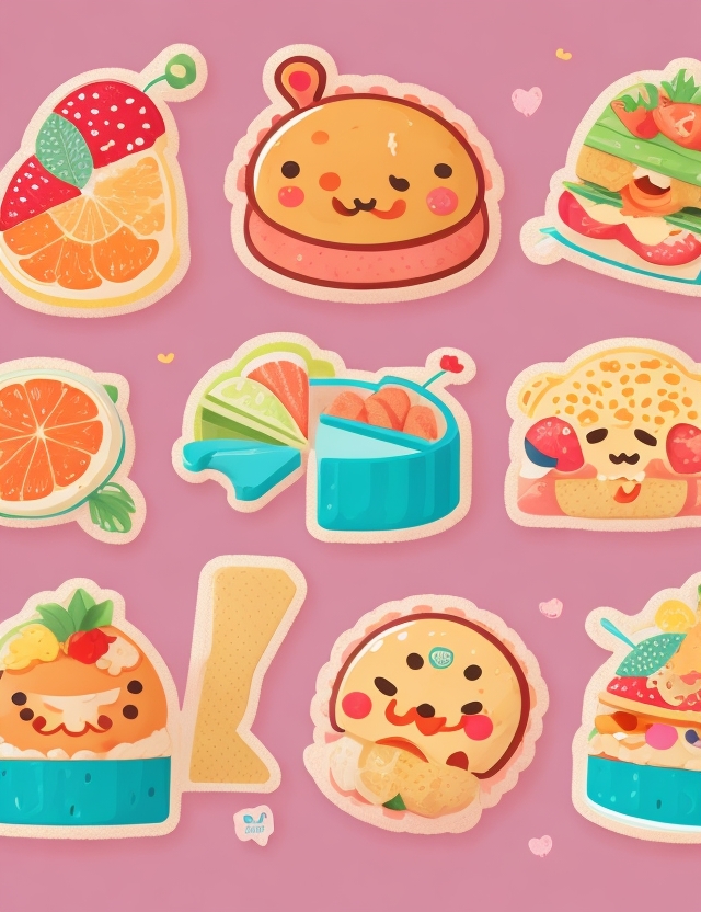 I can design cute printable stickers for you