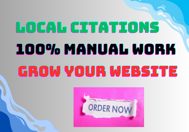 I will provide 60 Directory Submission and Local citations services 