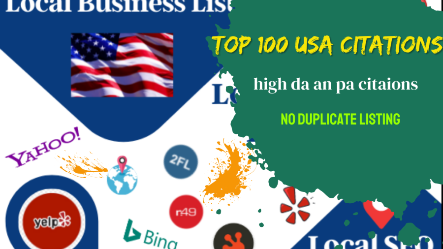  I will create top 100 USA Local Citations and directory submission For Local SEO ,Website SEO
