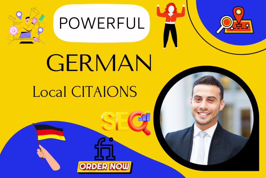 I will do Top 100 German local citations for gmb optimization and local SEO and Website SEO
