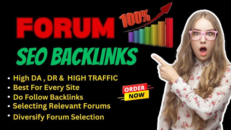 The SEO with Forum Backlinks Success 100%